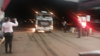 Recebendo os caminhoneiros que estão vindo a Brasília
