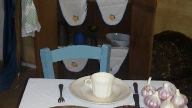Café colonial em Arvoredo