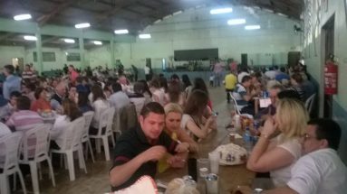 Festa na comunidade da Colônia Cella em Chapecó