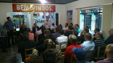 Reunião de organização e trabalho do diretório do PMDB de Chapecó