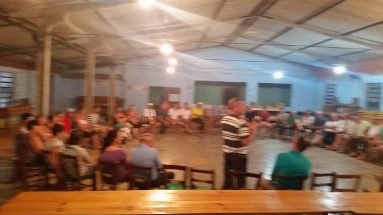 Reunião com agricultores da DPD da área Araçá em Cunhaporã e Saudades
