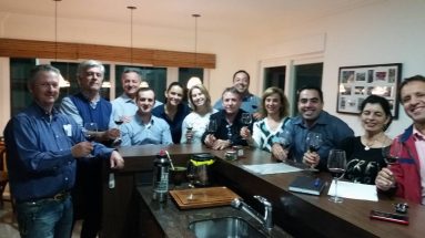 São Joaquim – Visita Festa da Maçã, vinicultores e amigos