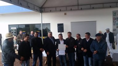 Entrega de 2 certificados SISBI/POA em Iporã Eurofrig e S.J.do Cedro a Cedro Frigor
