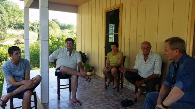 Encontro com agricultores na comunidade de Alto Cascalho município de Irani